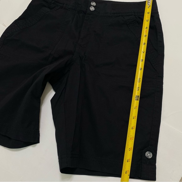 Karen Scott women’s comfort waist shorts black Size 6 - Picture 7 of 8